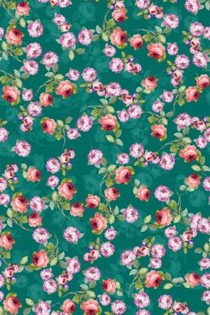 绿植树叶印花华亿平台图片