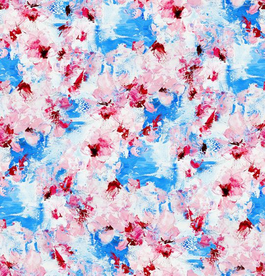 玫瑰花印花华亿平台图片