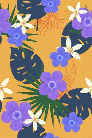 绿植树叶印花华亿平台图片