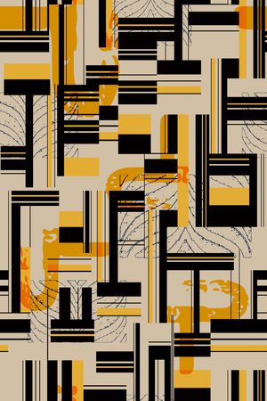 几何印花华亿平台图片