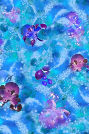 植物印花华亿平台图片