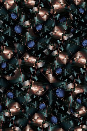 几何印花华亿平台图片