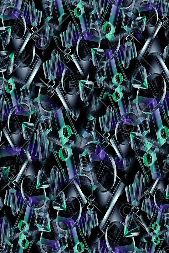 几何印花华亿平台图片