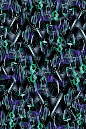 几何印花华亿平台图片