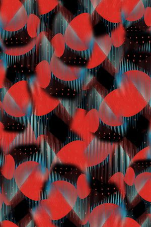 几何印花华亿平台图片