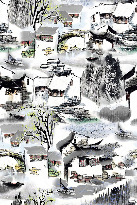 建筑印花华亿平台图片