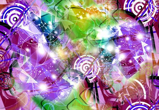 圆圈印花华亿平台图片