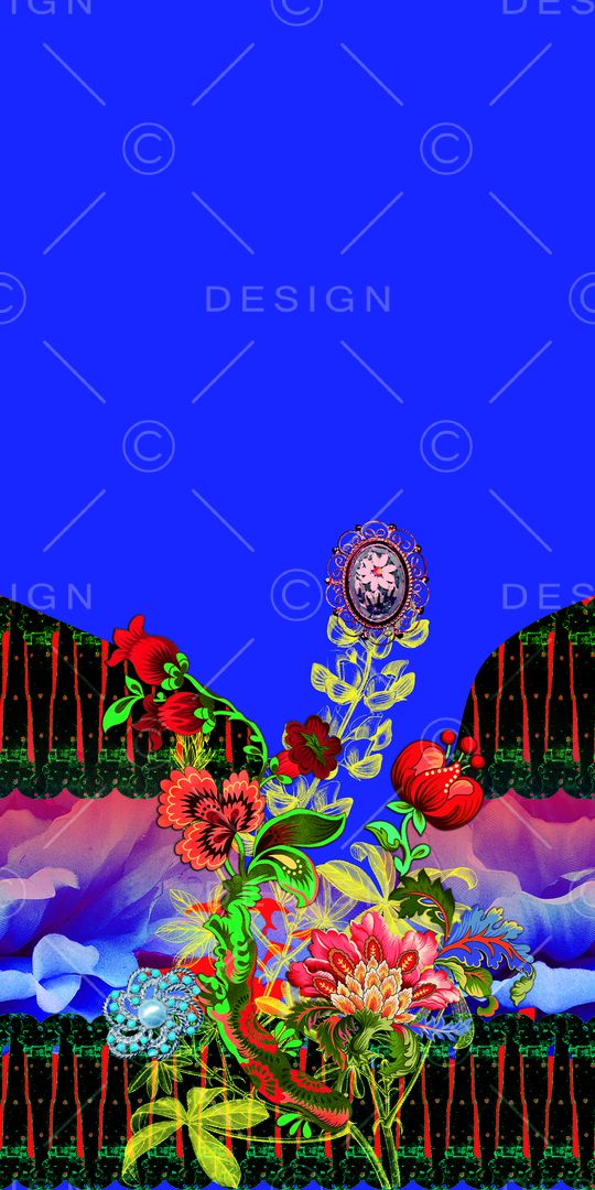 定位花印花华亿平台图片