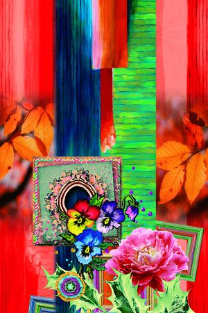 定位花印花华亿平台图片