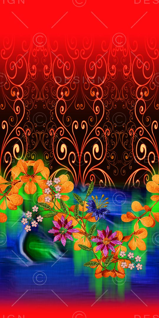 定位花印花华亿平台图片