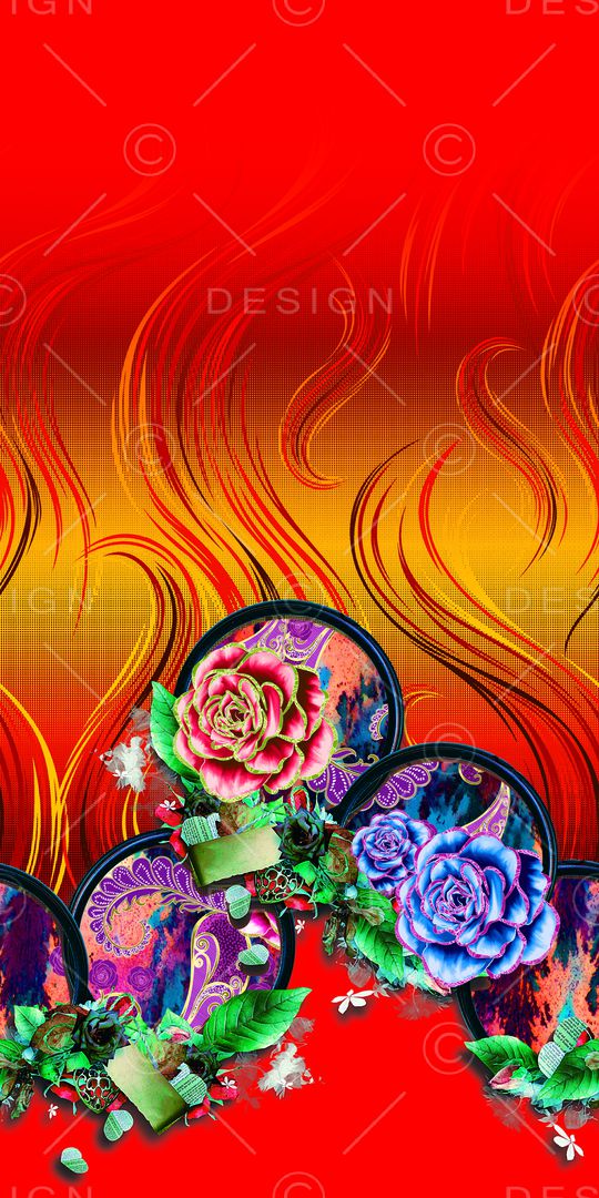 定位花印花华亿平台图片