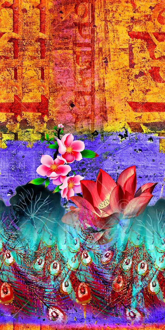 定位花印花华亿平台图片