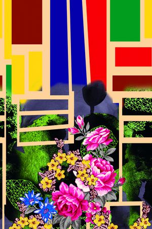 定位花印花华亿平台图片