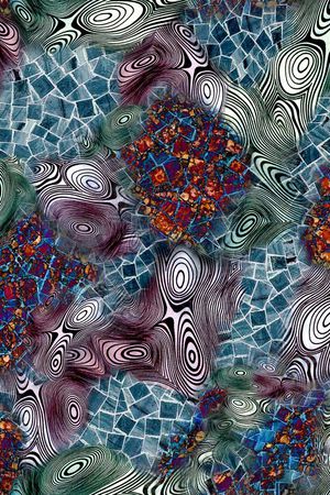 拼贴印花华亿平台图片