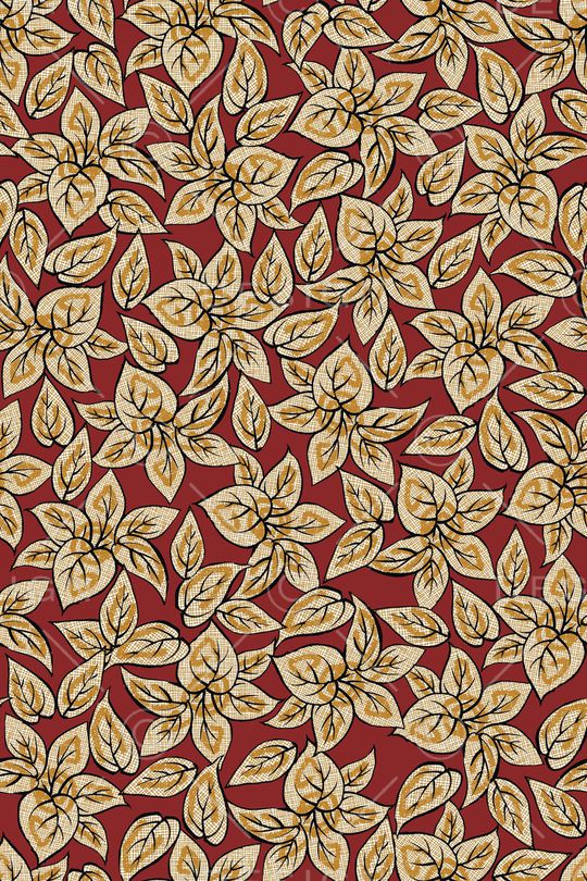 绿植树叶印花华亿平台图片