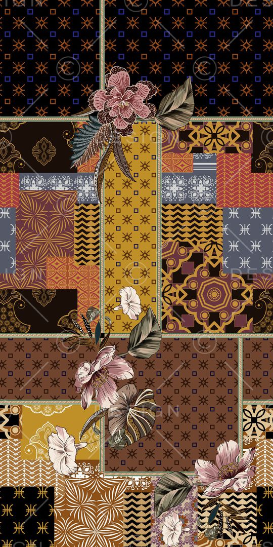 几何印花华亿平台图片