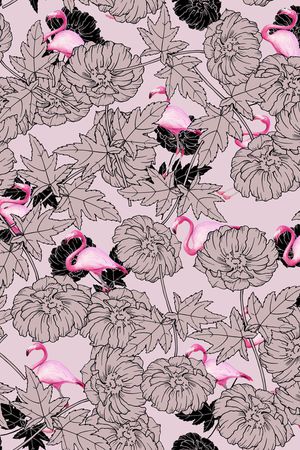 黑底花卉印花华亿平台图片