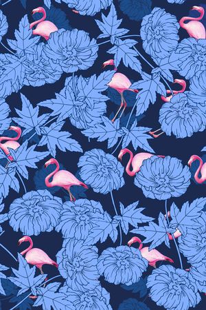 火烈鸟印花华亿平台图片