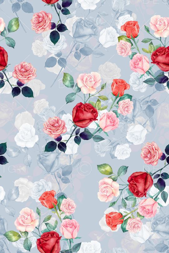 玫瑰花印花华亿平台图片