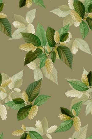 绿植树叶印花华亿平台图片