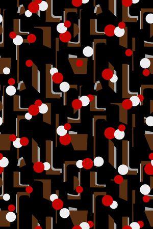 抽象印花华亿平台图片