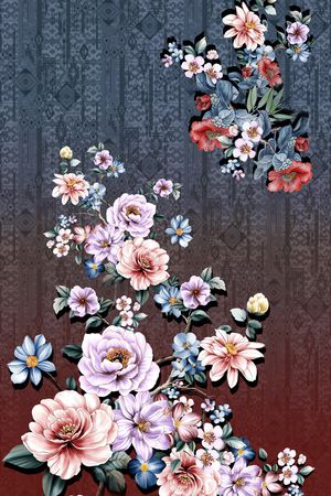 定位花印花华亿平台图片