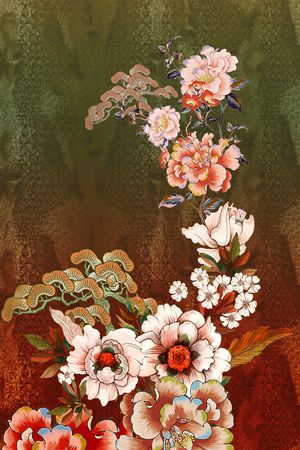 定位花印花华亿平台图片