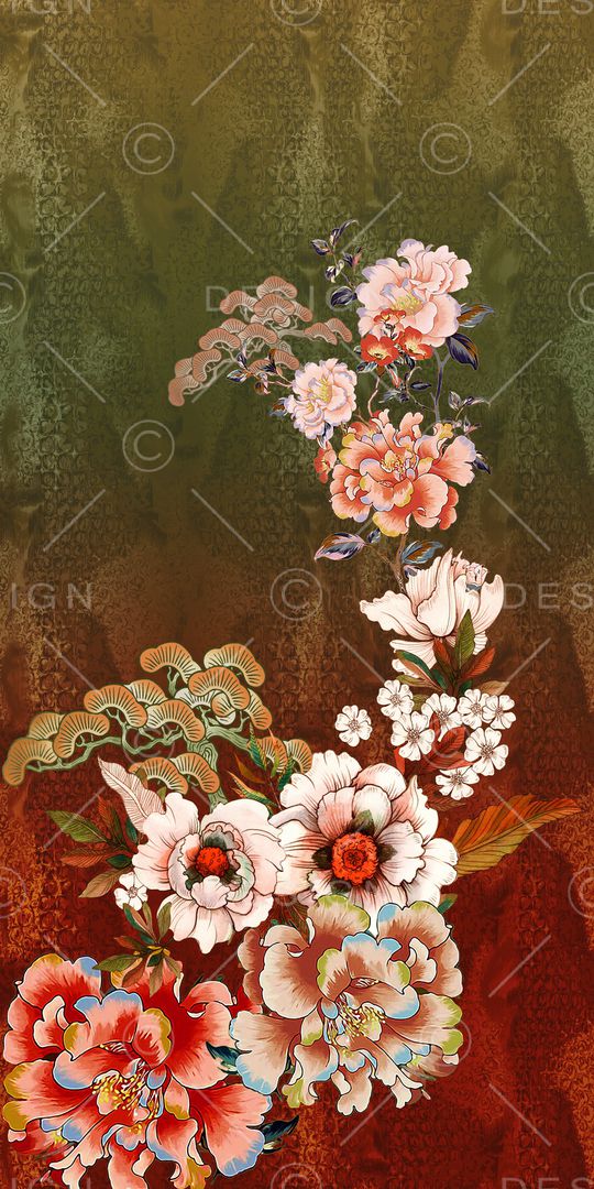 定位花印花华亿平台图片