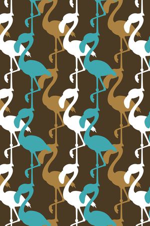 火烈鸟印花华亿平台图片