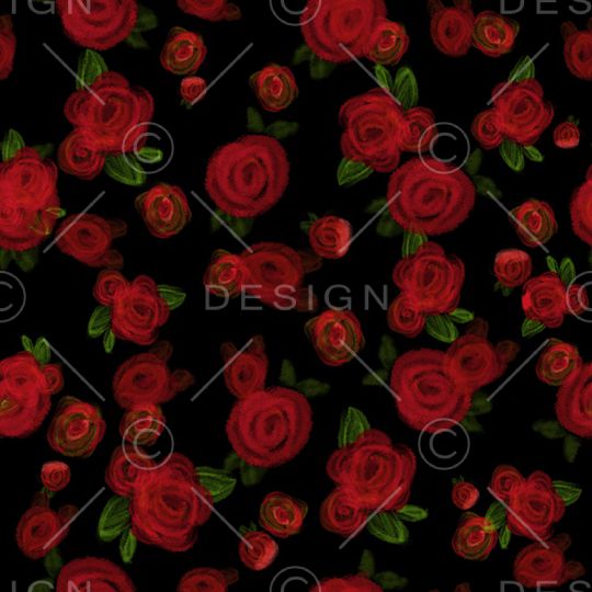 抽象花卉印花华亿平台图片