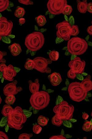 抽象花卉印花华亿平台图片