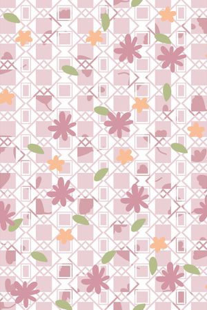 黑底花卉印花华亿平台图片