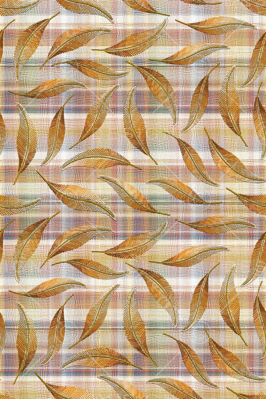 绿植树叶印花华亿平台图片