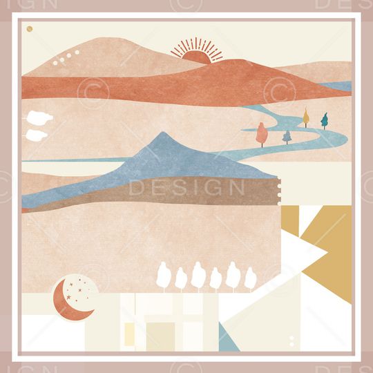 几何印花华亿平台图片