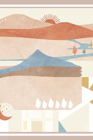 几何印花华亿平台图片