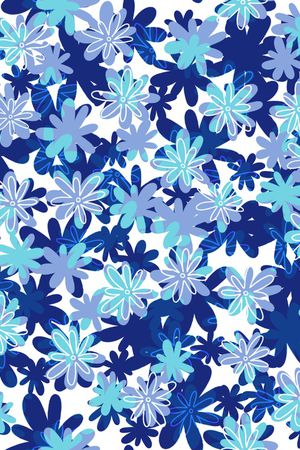 黑底花卉印花华亿平台图片