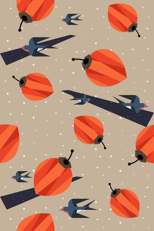 复古印花华亿平台图片