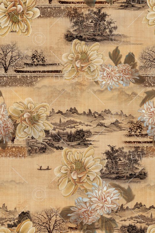 香云纱印花华亿平台图片