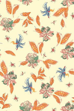 笔触印花华亿平台图片