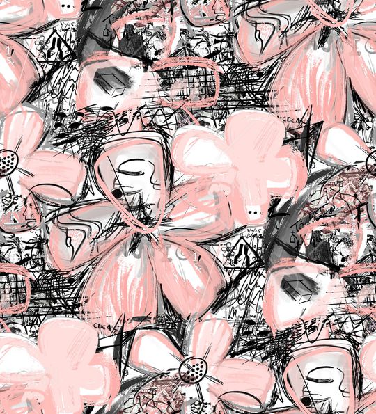 涂鸦印花华亿平台图片