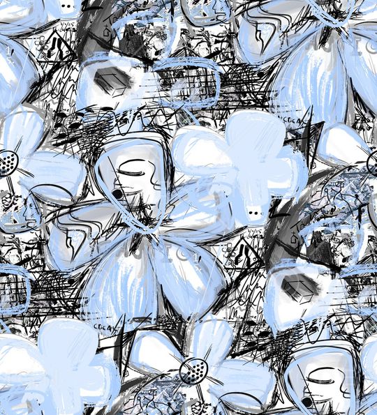 涂鸦印花华亿平台图片