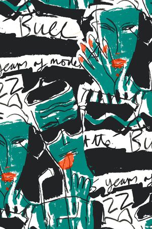 涂鸦印花华亿平台图片