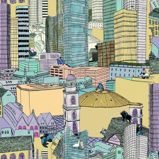 几何印花华亿平台图片