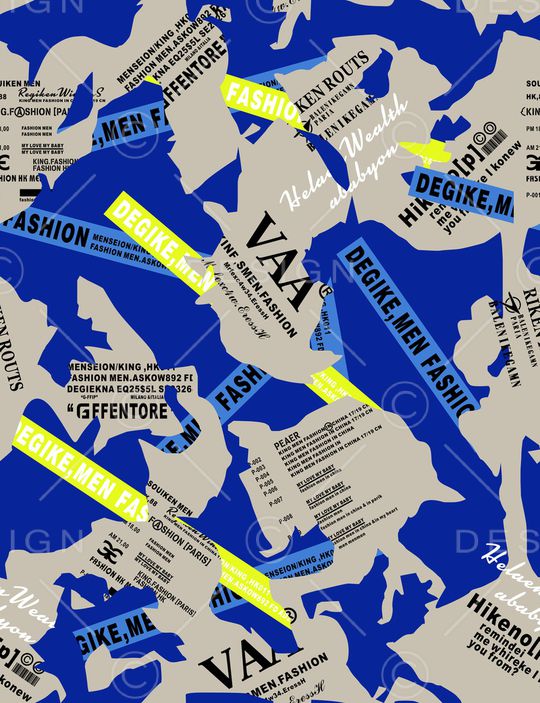 几何印花华亿平台图片