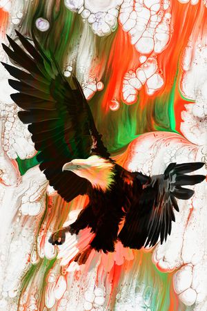 火烈鸟印花华亿平台图片