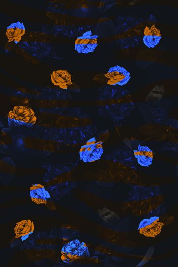 复古印花华亿平台图片