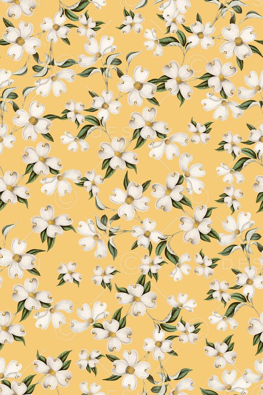 清爽底花卉印花华亿平台图片