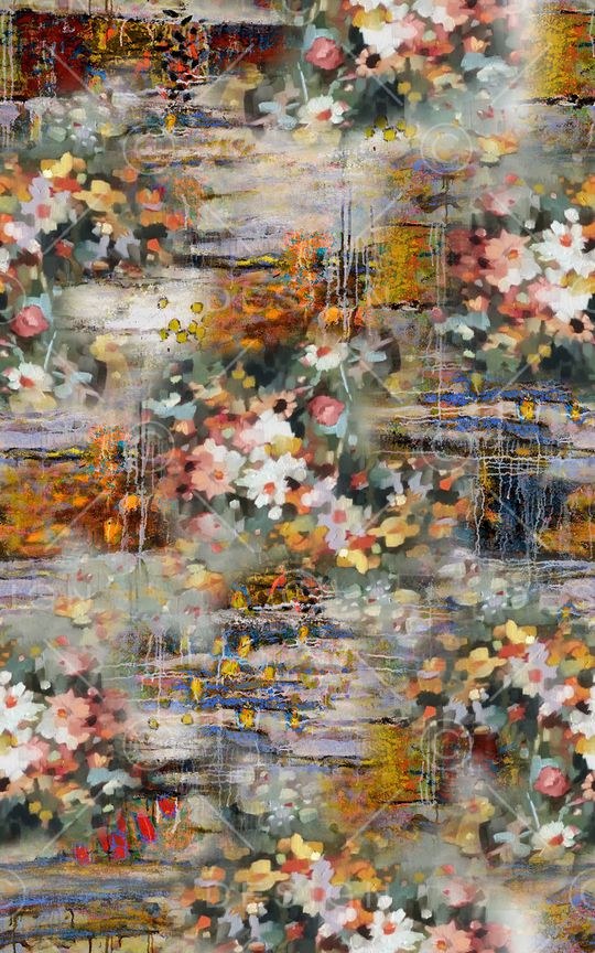 手绘印花华亿平台图片