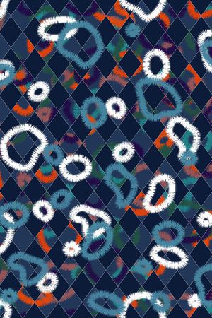 连衣裙印花华亿平台图片