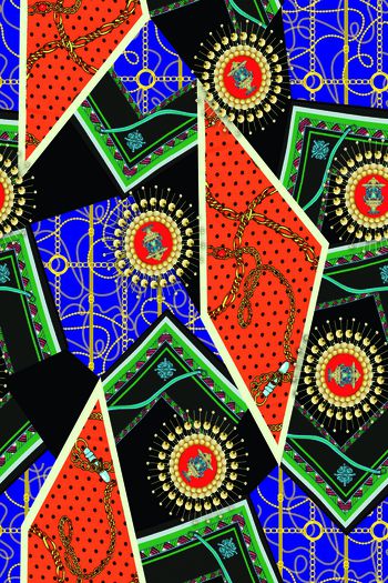 几何印花华亿平台图片